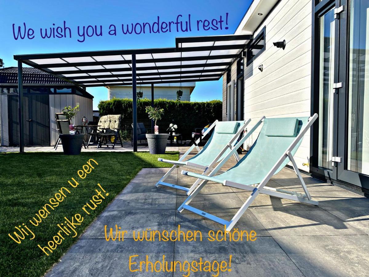 Ferienhaus Luxchalet #Vaju Lathum# Am See, Strand, Pool, Nationalpark ภายนอก รูปภาพ